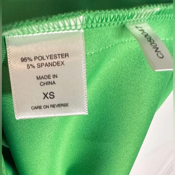 New York & Company Sleeveless Green Midi Dress, Size XS - Picture 4 of 5